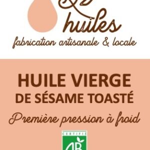 Huile Vierge de Sésame Toasté - 250ml